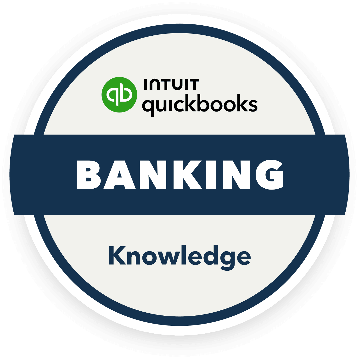 QBO Intuit Banking Knowledge Badge